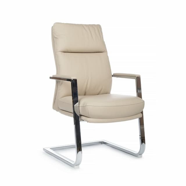 Кресло офисное Riva Chair Leon-SF (D916) кремовый
