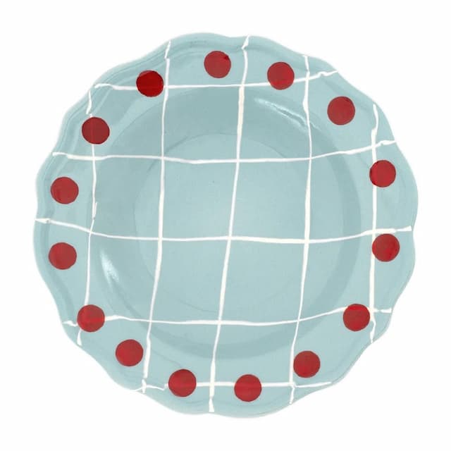 Тарелка глубокая Ø 23 см Bitossi Quadri QRI00106 Azzurro