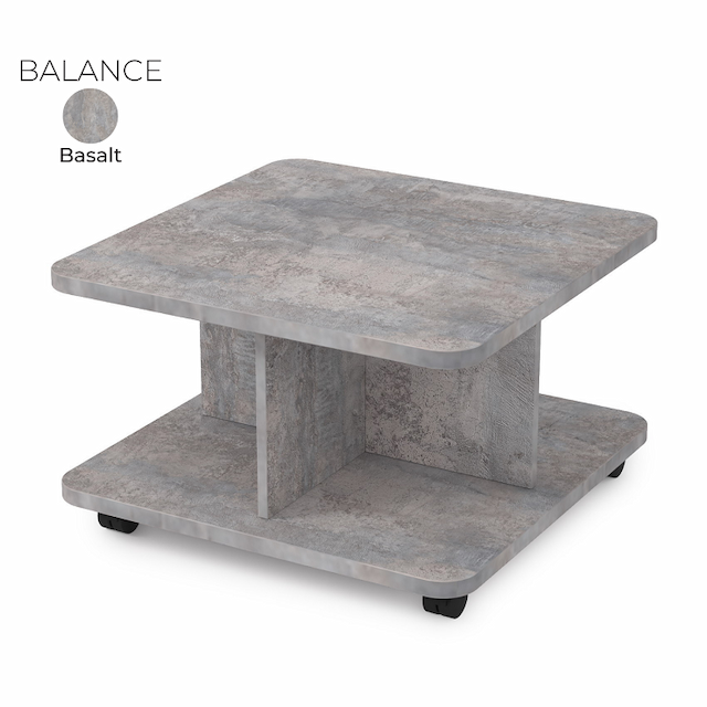 Стол журнальный квадратный Алсав 21BALANCE.001 Basalt