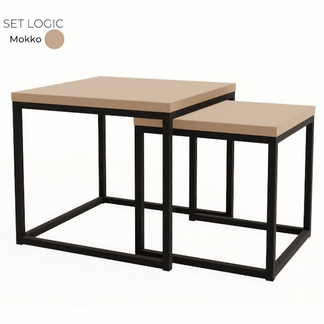 Комплект журнальных столов Алсав 21SETLOGIC.001 Mokko