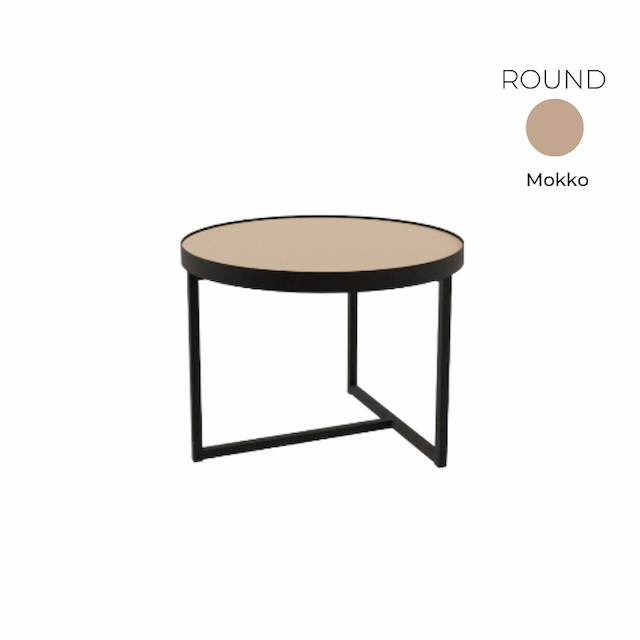 Стол журнальный круглый Алсав 21ROUND.006 Mokko