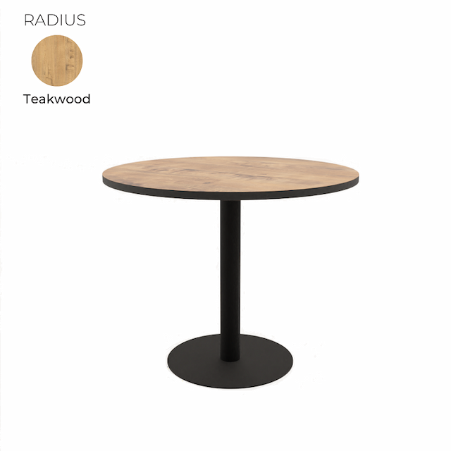 Стол обеденный круглый Алсав 21RADIUS.009 Teakwood
