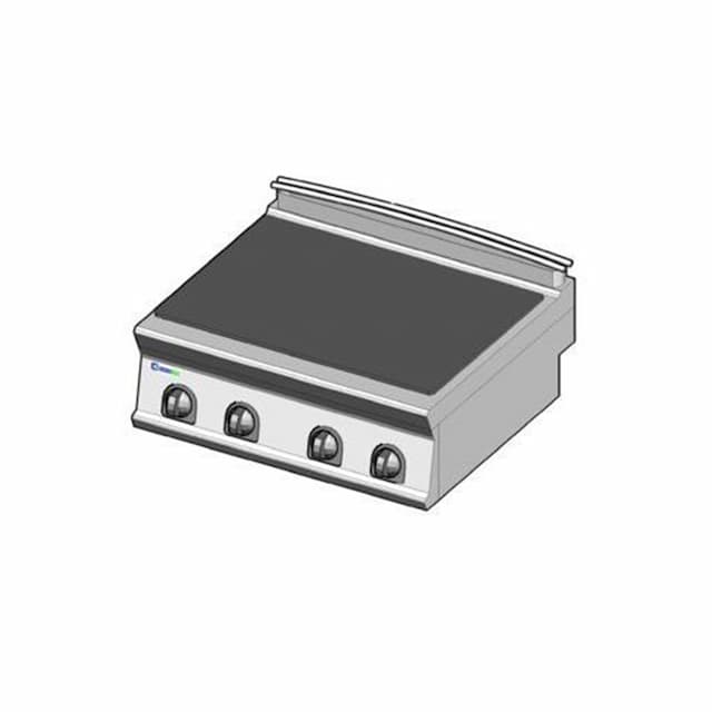 Плита 740 серии TECNOINOX сплошная PP8E7 716023