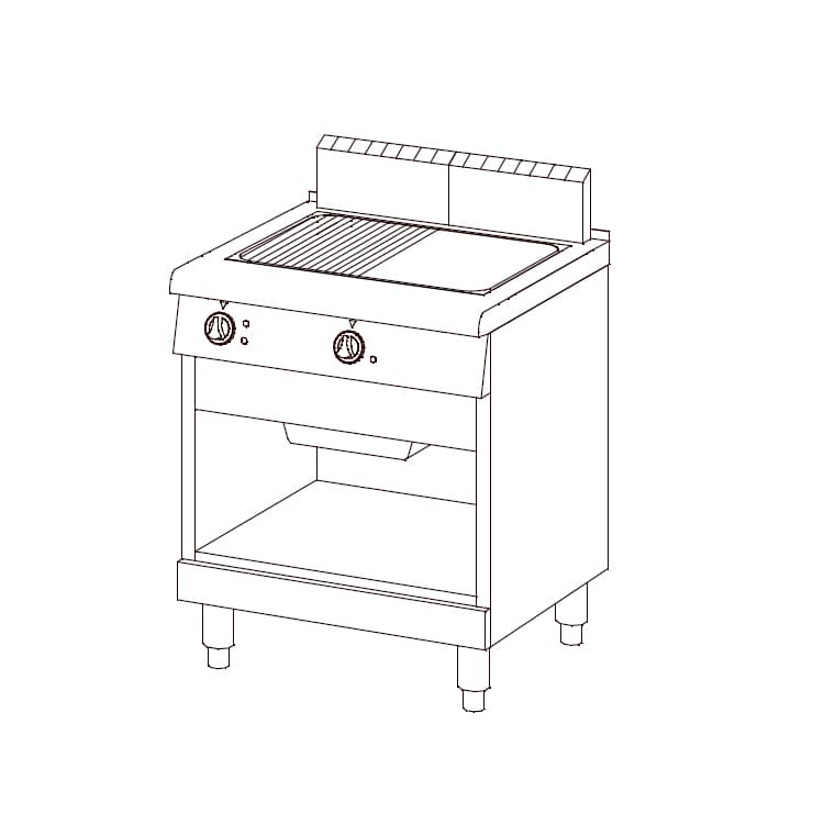 Поверхность жарочная газовая Ascobloc AGB 450