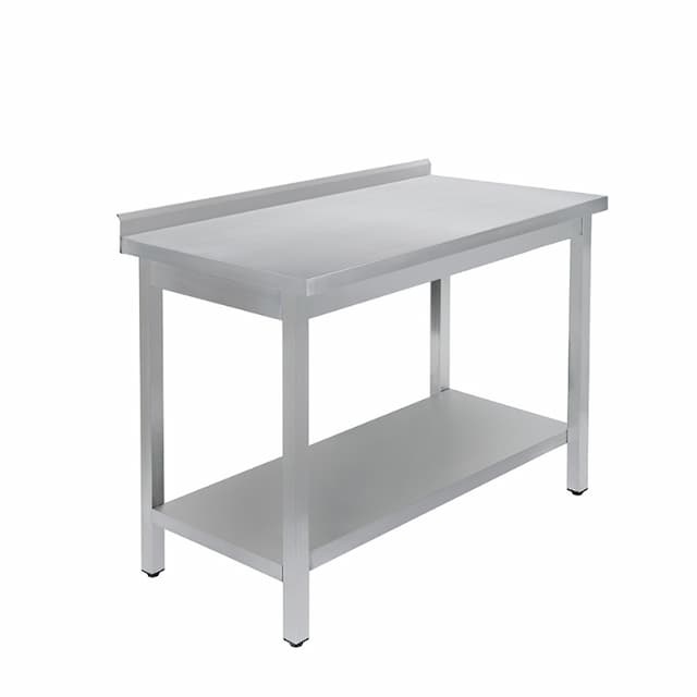 Стол универсальный Luxstahl СПУ- 20/6 со сплошной полкой нерж