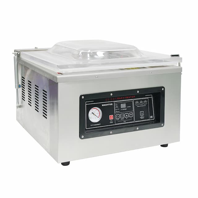 Вакуумный упаковщик камерный, 2 шва длиной 40 см, размер камеры 42х38х13 см, с системой подачи инертного газа Kocateq Jolly 40x2/20/20 gas